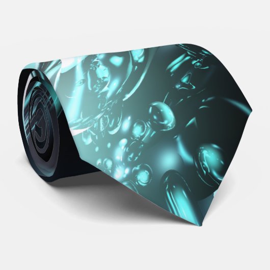 Abstract Stropdas met Splash Down (Opgerold)