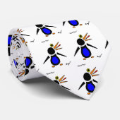 Abstract Stropdas Penguin (Opgerold)