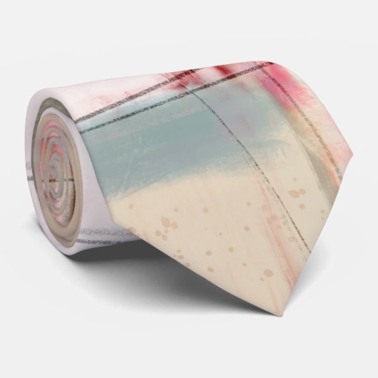 Abstract Stropdas Pinks Groomsmen Gifts Homecoming (Opgerold)