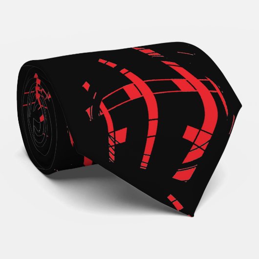 Abstract Stropdas Sport (Opgerold)