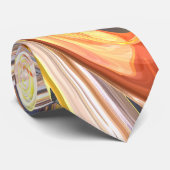 Abstract Stropdas tegen brand en ijs (Opgerold)