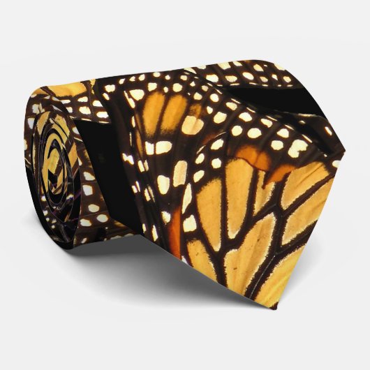 Abstract Stropdas van Monarch Butterfly (Opgerold)