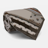 Abstract Stropdas voor industrieel metaalontwerp (Opgerold)