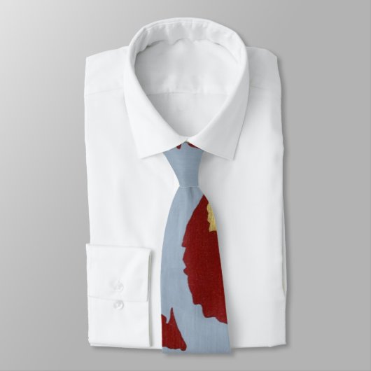 Abstract Stropdas voor rood en goud (Gebonden)