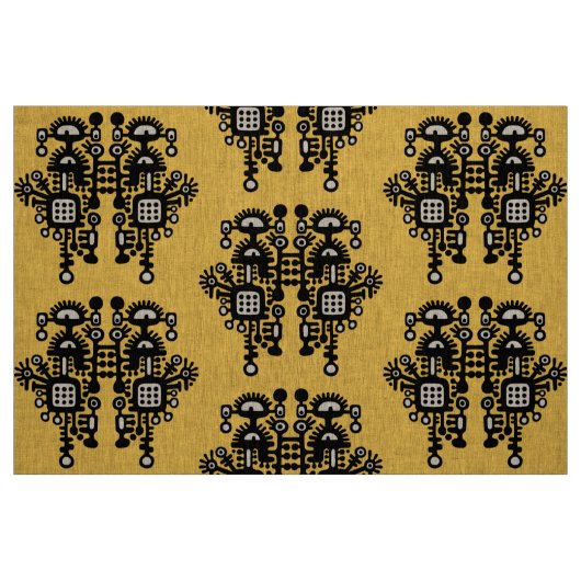 Abstract structuurpatroon - zwart-wit stof (Fat Quarter)