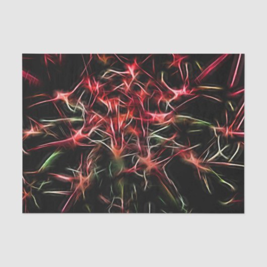 Abstract Succulent Plant Tissuepapier (Voorkant)