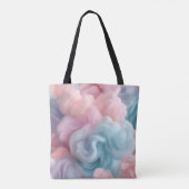 Abstract suikerspin tote bag (Achterkant)
