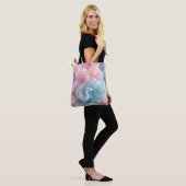 Abstract suikerspin tote bag (Op model)