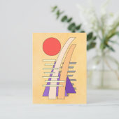 Abstract Sun, Shadows, Reflections, and Structures Briefkaart (Staand voorkant)