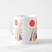 Abstract Sun, Shadows, Reflections, and Structures Koffiemok (Voorkant links)