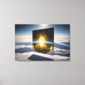 Abstract Sun Stone Canvas Afdruk (Voorkant)