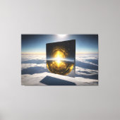 Abstract Sun Stone Canvas Afdruk (Voorkant)