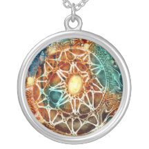 Abstract Sunburst Ketting van Joya Eve