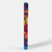 Abstract Sunflower Floral - iPhone 15 Pro Cases (Achterkant / Rechts)