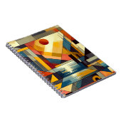 Abstract Sunset Art-ontwerp Notitieboek (Rechterzijde)