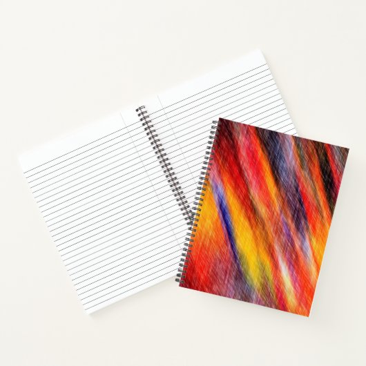 Abstract Sunset Color Notitieboek (Binnen)