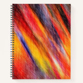 Abstract Sunset Color Notitieboek (Voorkant)