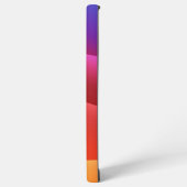 Abstract sunset colours in an elegant pattern samsung galaxy hoesje (Linkerkant)