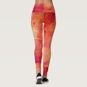 Abstract Sunset Pattern Leggings (Achterkant)