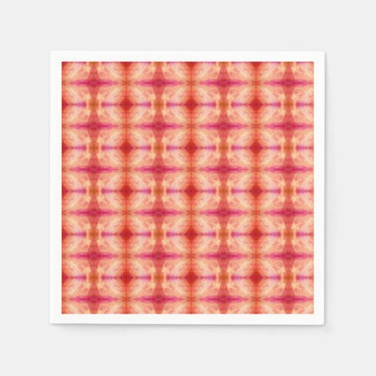 Abstract Sunset Pattern Napkins Servet (Voorkant)