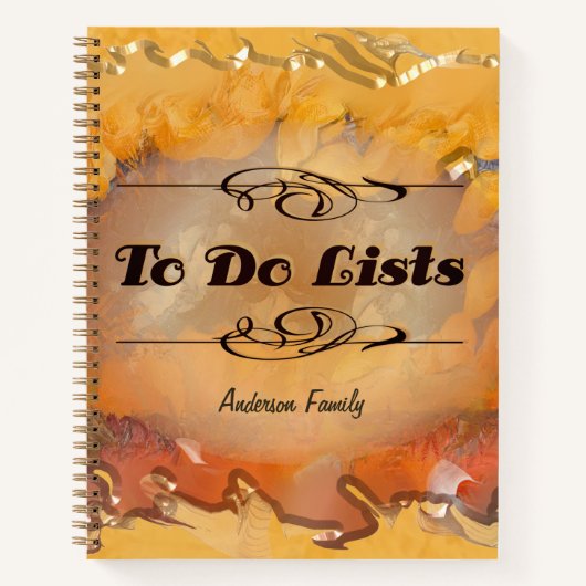 Abstract Sunset To Do List 0612 Notitieboek (Voorkant)