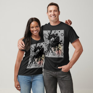 ABSTRACT SURF SKELET T-SHIRT