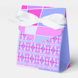 Abstract surfbaar warm roze Paars Bedankdoosjes