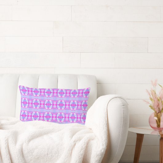 Abstract surfbaar warm roze Paars Kussen (Bank)