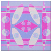 Abstract surfbaar warm roze Paars Stof (Swatch)