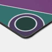 Abstract Surfende Blauwgroen Paars Bureaumat (Hoek)