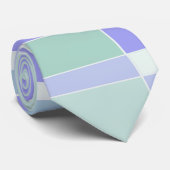 Abstract Surfende Paarse Groen Stropdas (Opgerold)