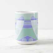 Abstract surfpasta Paars groen Koffiemok (Center)