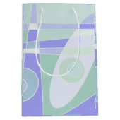 Abstract surfpasta Paars groen Medium Cadeauzakje (Voorkant)