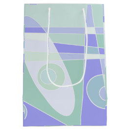 Abstract surfpasta Paars groen Medium Cadeauzakje