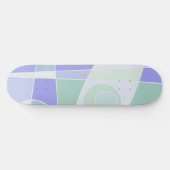 Abstract surfpasta Paars groen Persoonlijk Skateboard (Horizontaal)