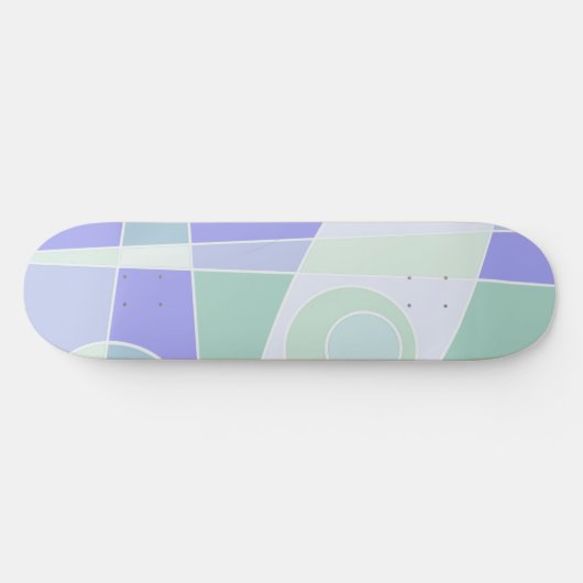Abstract surfpasta Paars groen Persoonlijk Skateboard (Horizontaal)