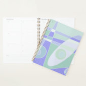Abstract surfpasta Paars groen Planner (Display)