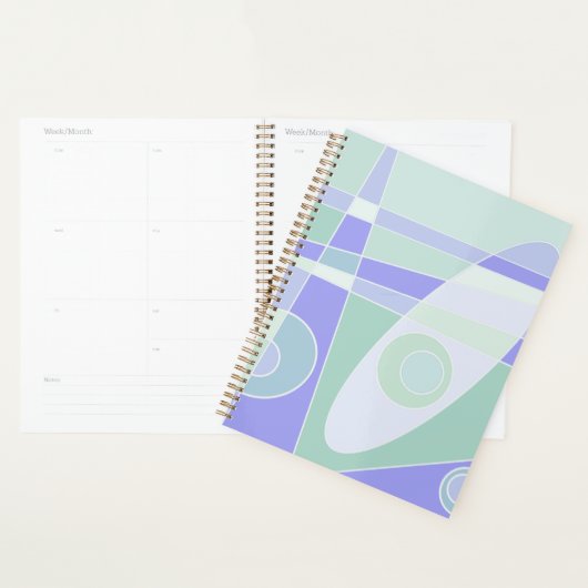 Abstract surfpasta Paars groen Planner (Display)