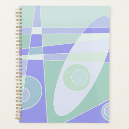 Abstract surfpasta Paars groen Planner