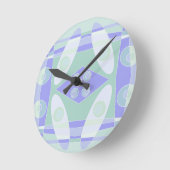 Abstract surfpasta Paars groen Ronde Klok (Hoek)