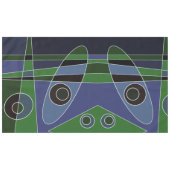 Abstract Surfred Green Blue Tafelkleed (Voorkant (Horizontaal))