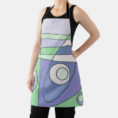 Abstract Surfred Green Paars Schort (Insitu)