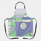 Abstract Surfred Green Paars Schort (Voorkant)