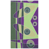 Abstract Surfred Green Paars Tafelkleed (Voorkant)