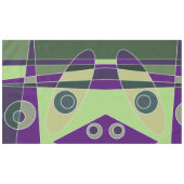 Abstract Surfred Green Paars Tafelkleed (Voorkant (Horizontaal))