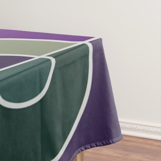 Abstract Surfred Green Paars Tafelkleed (Voorbeeld)