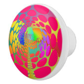 Abstract SURREAL GEOMETRISCH Keramische Knop (Rechts)