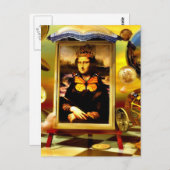 Abstract surrealisme briefkaart (Voorkant / Achterkant)