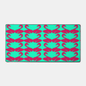 Abstract Swan Teal and Pink Mouse Pad (Voorkant)
