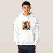 Abstract sweath hoodie (Voorkant volledig)